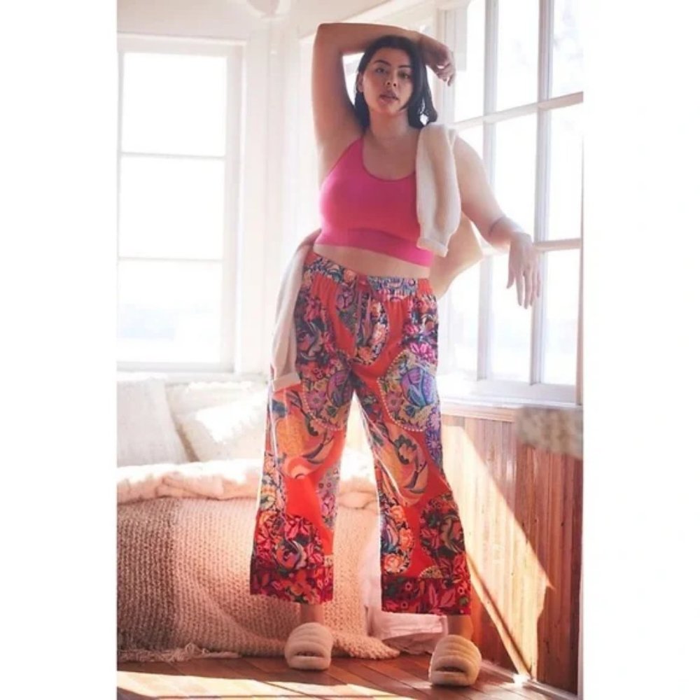 Anthro Alexandra Farmer Secret Garden Lounge Pants